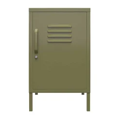 38x69x40 cm 1-türige Kommode in Oliv Grün - Austral