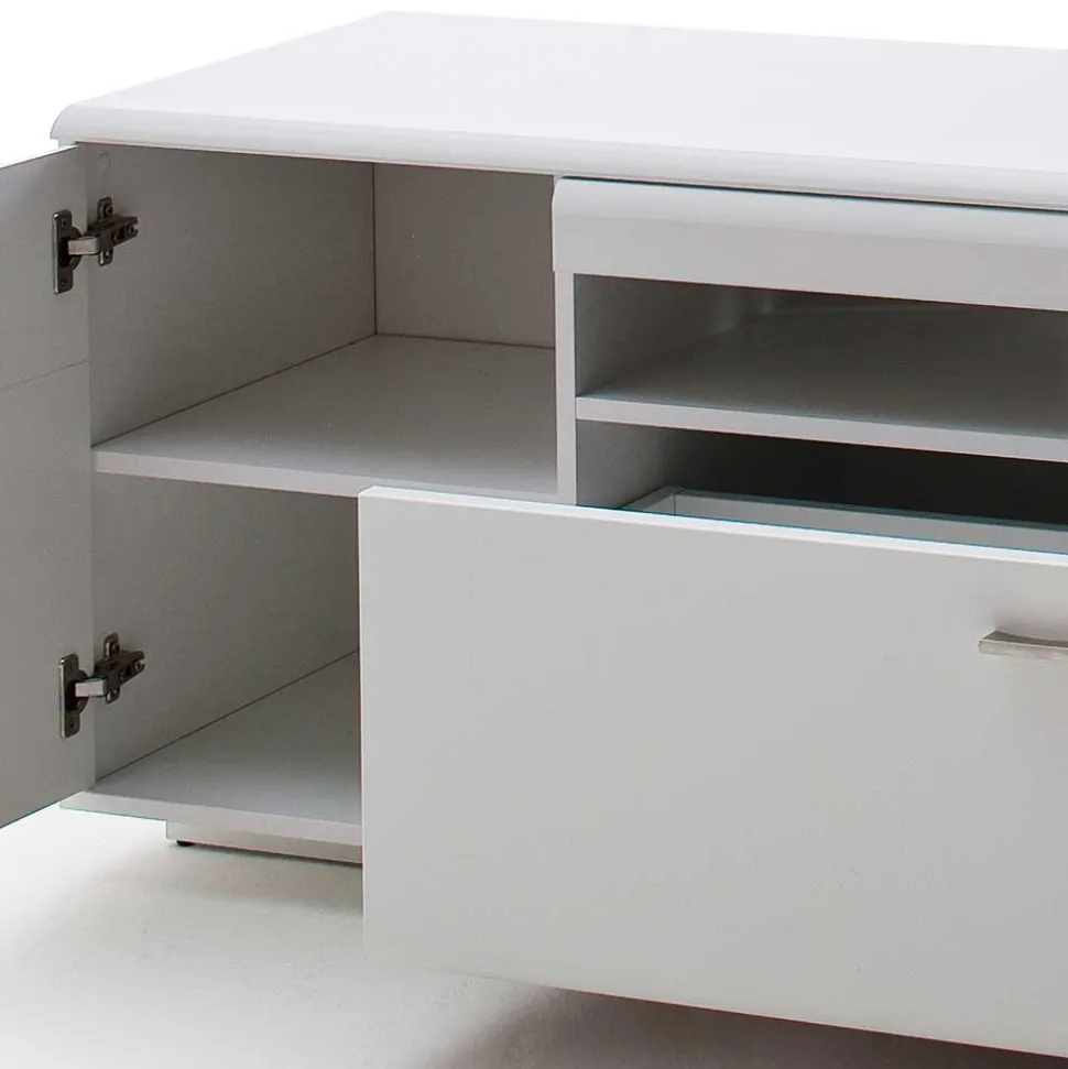 195x60x51 cm TV Board Unterschrank in Weiß - Hazime