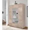 121x166x42 cm Vitrine mit Muster Print Front - Bielvas