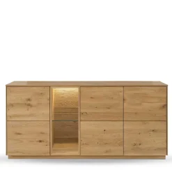 170x80x44 cm Wildeiche Sideboard geölt - Obinson