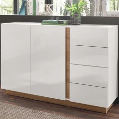 138x91x40 cm Wohnzimmer Kommode zweifarbig - Myrda