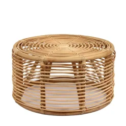 66x36x66 Couchtisch aus Rattan Geflecht - Phildel