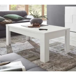 122x45x65 Couchtisch in Weiß lackiert - Mikes