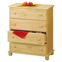 80x102x43 Country Style Kommode mit Kugelfüßen - Kascanu