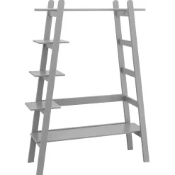 118x168x40 Design Garderobe in Grau aus Holz - Fyona