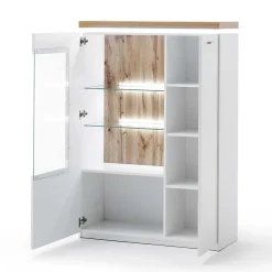 98x143x38 Design Highboard mit Beleuchtung LED - Caldri