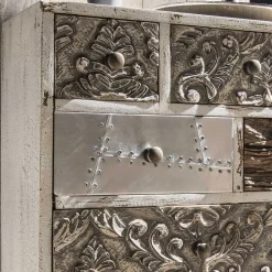 55x105x40 Design Hochkommode mit sieben Schubladen - Moonshine