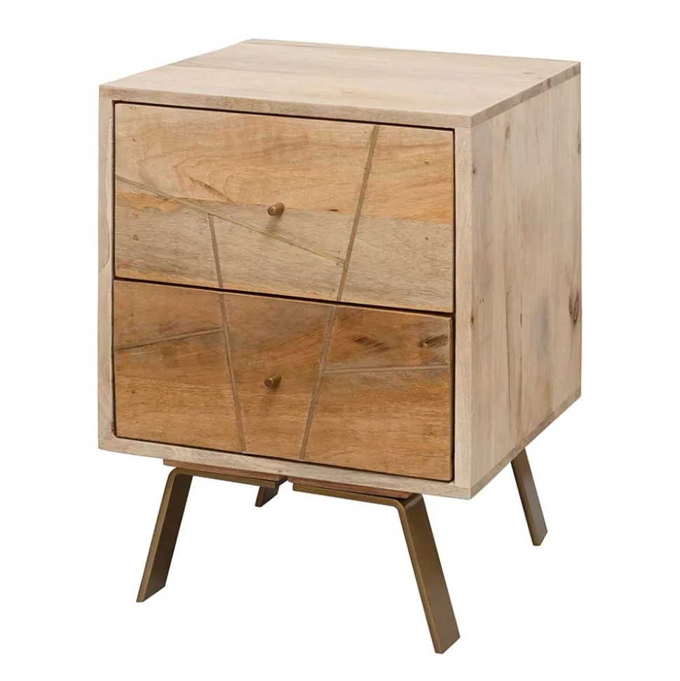 40x56x40 Design Nachttisch mit Schubladen - Geyco