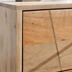 40x56x40 Design Nachttisch mit Schubladen - Geyco