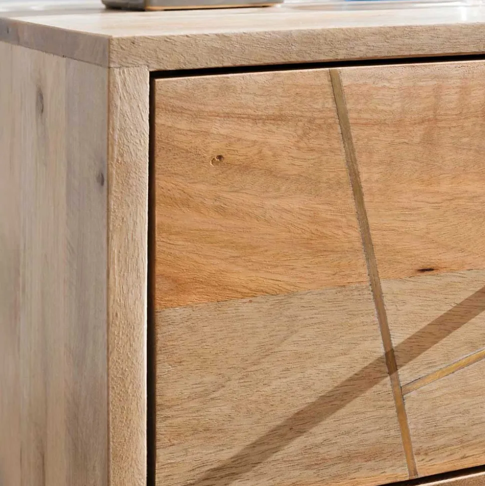 40x56x40 Design Nachttisch mit Schubladen - Geyco