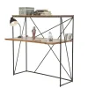 120x122x60 Design Schreibtisch aus Holz & Metall - Offia