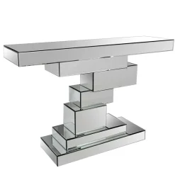 119x80x33 Designer Konsolentisch im Spiegel Look - Odalfro