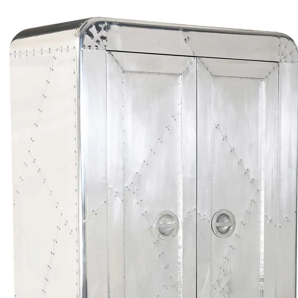 80x180x45 Dielen Schrank mit Alu - Pilot