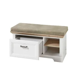 93x49x41 Dielenbank mit Stauraum - Nurelcas