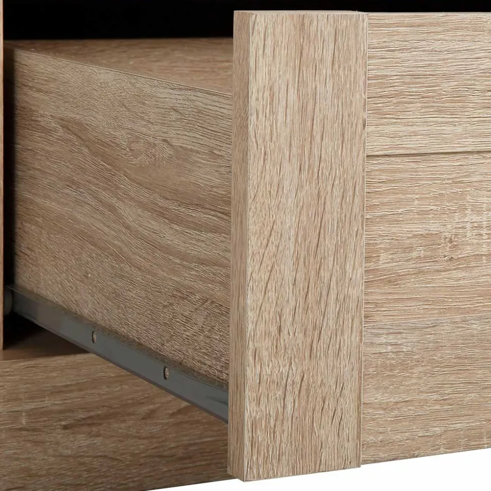 75x80x35 Dielenkommode in Holznachbildung Eiche - Onjedda