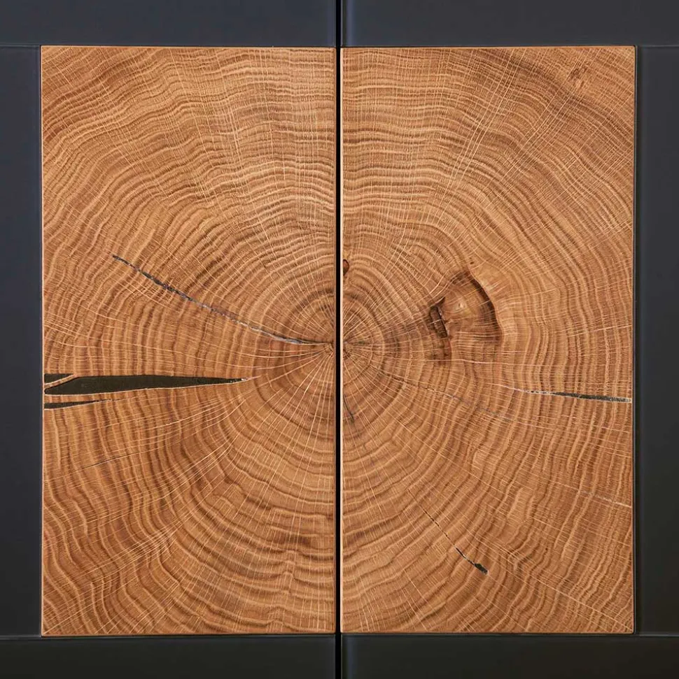 72x198x37 Dielenschrank in Anthrazit - Mandrey