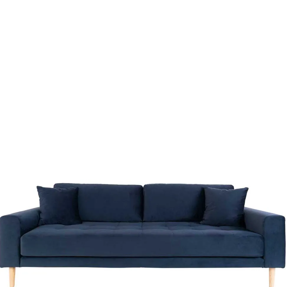 210x78x93 3er Wohnzimmercouch im Skandi Design - Sulcan