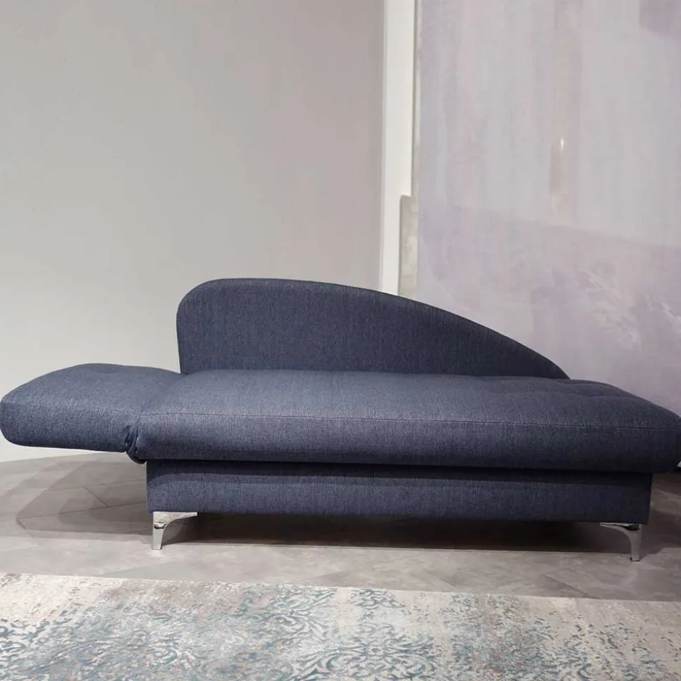 182x79x86 Federkern Schlafsofa in Blau - Curtici