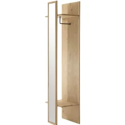 50x198x38 Garderobe mit Spiegel - Vardriva