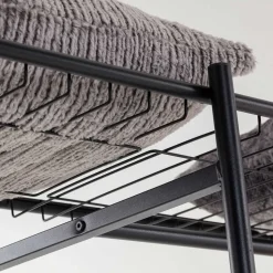 120x182x45 Garderoben Regal mit Stange - Nalisha