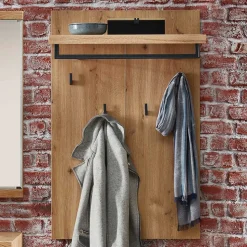 70x108x31 Garderobenpaneel mit durchgehender Rückwand - Elprisca