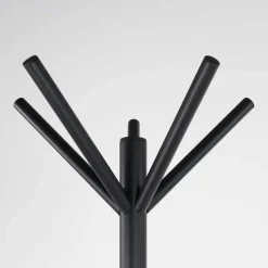 40x181x40 Garderobenständer aus schwarzem Stahl - Rolans