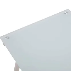 113x73x58 Glas Schreibtisch mit Vierfußgestell - Isacco