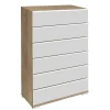 75x120x42 Große Hochkommode mit sechs Schubladen - Nuetran