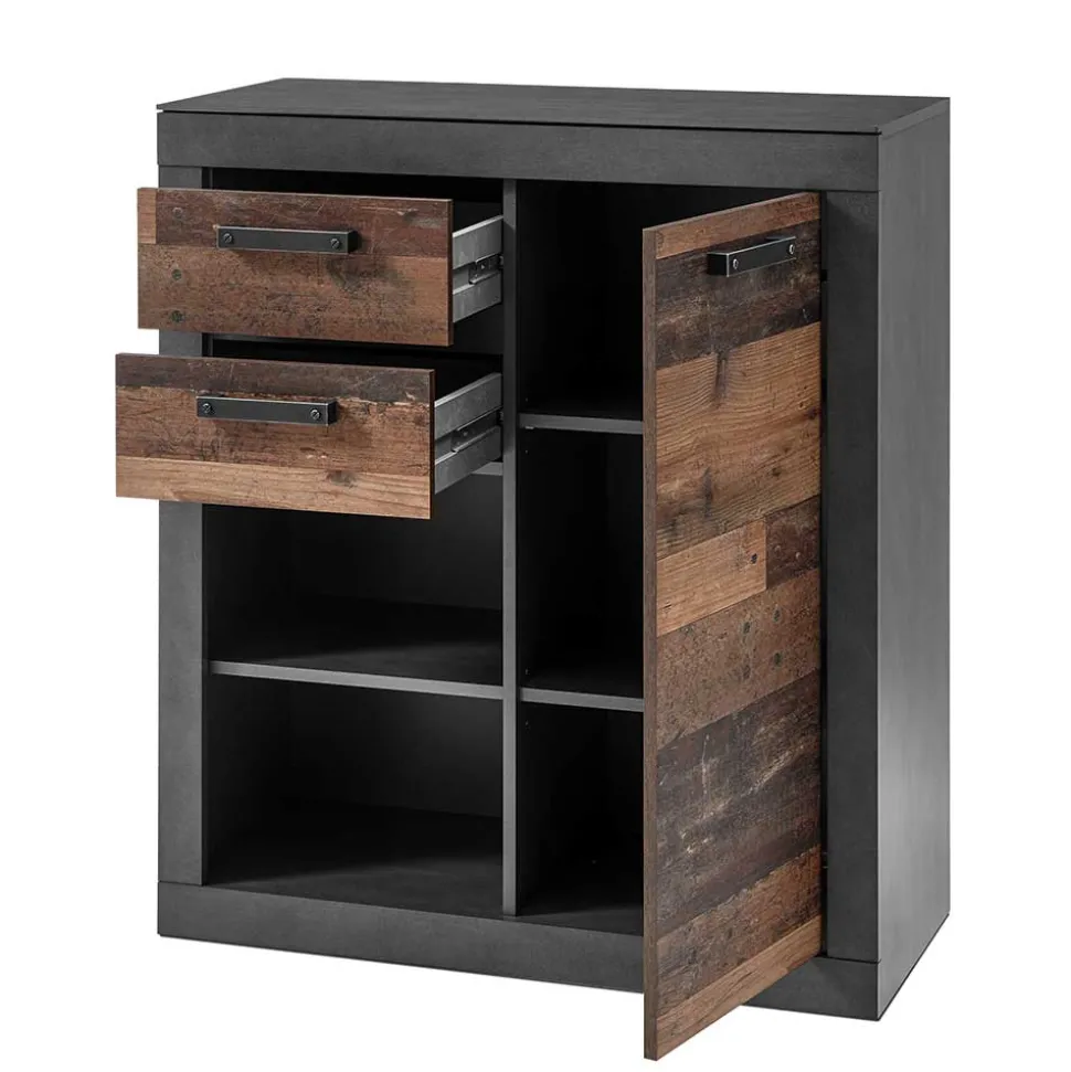 92x104x40 Highboard mit 2 Fächern - Timuras