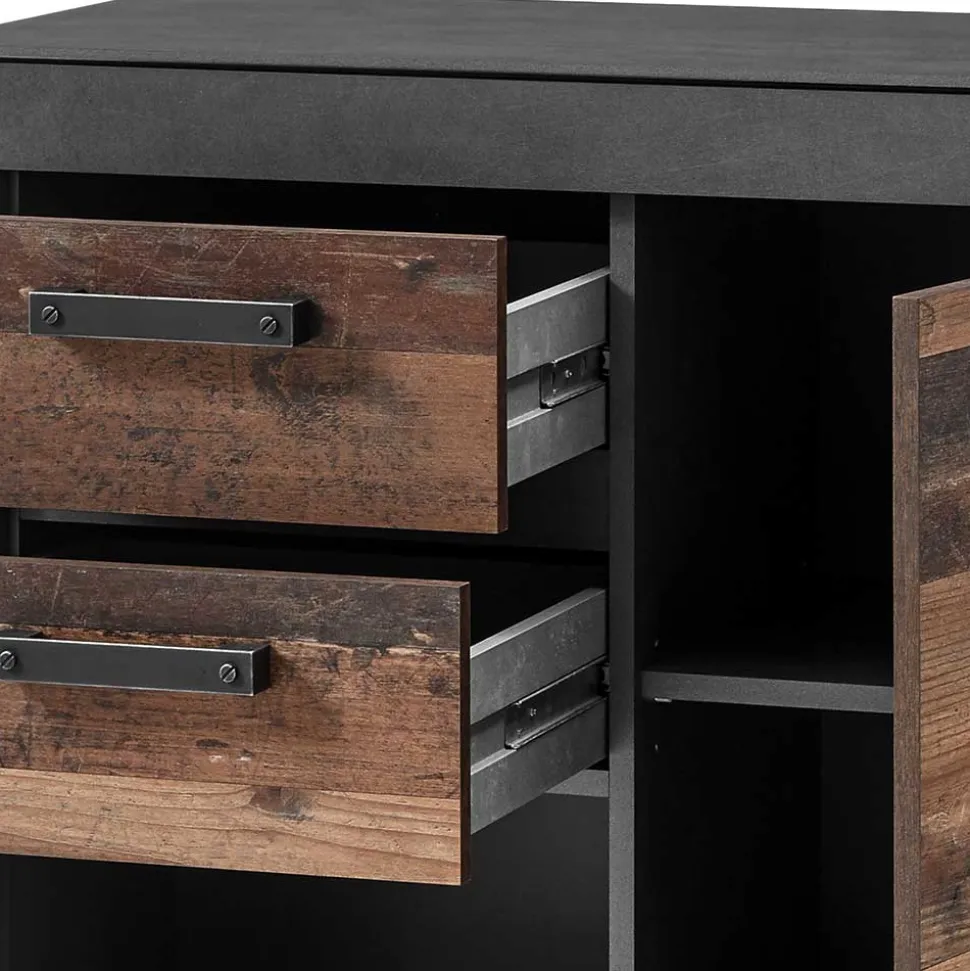 92x104x40 Highboard mit 2 Fächern - Timuras