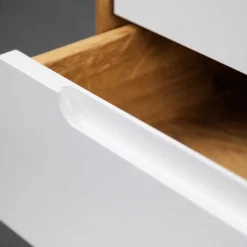 90x109x40 Highboard mit Glas Türen & 4 Schubladen - Diesta