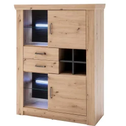 110x146x45 Highboard mit offenen Fächern - Wykina
