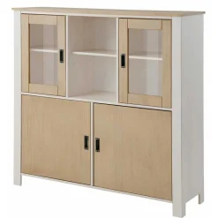 125x120x35 Highboard Scandi Style zweifarbig - Airina