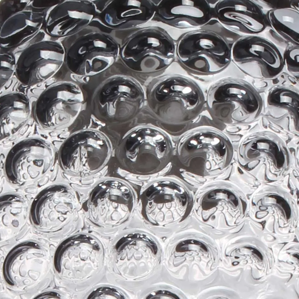 15x34x15 Hängeleuchte mit Glas Schirm in Grau - You