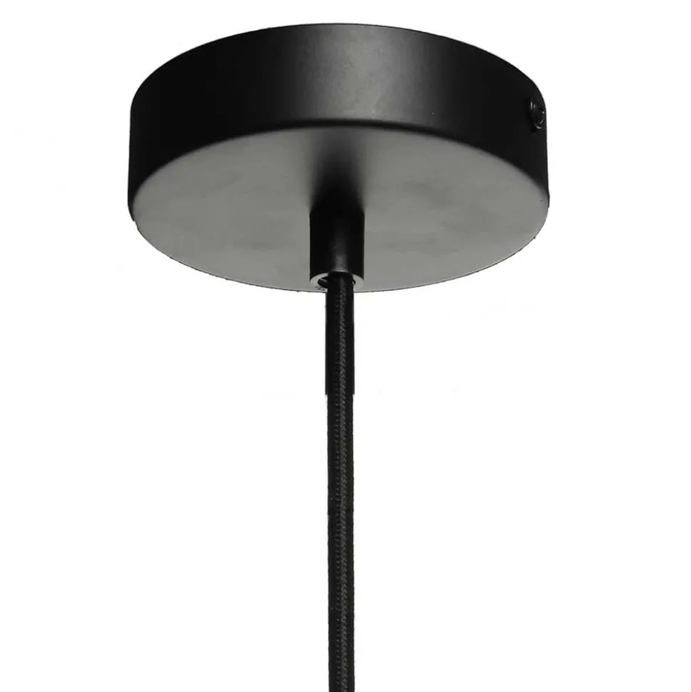 15x34x15 Hängeleuchte mit Glas Schirm in Grau - You