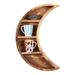 40x60x13 Hängendes Regal Mondsichel Design - Bageria