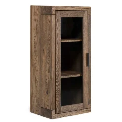 50x105x35 Hängevitrine aus Eiche in Wenge - Sieno