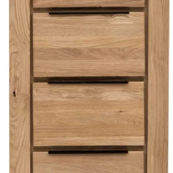 60x141x40 Hochkommode aus Eiche teilmassiv - Nelenia