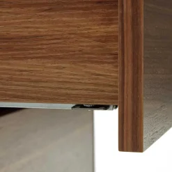 60x114x40 Hochkommode in Nussbaumfarben - Milena