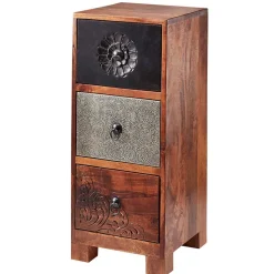 30x71x30 Hochkommode mit 3 Schubladen - Welina