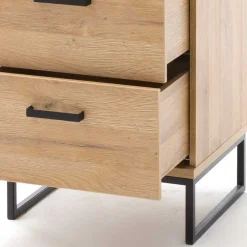 50x116x44 Hochkommode mit Bügelgestell - Truvisas