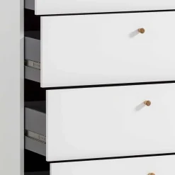 80x117x40 Hochkommode mit vier Schubladen - Ambreros