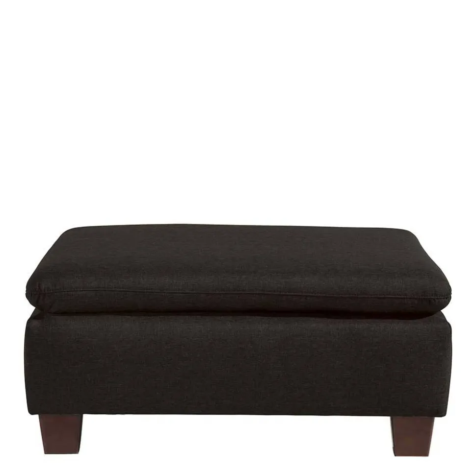 90x43x60 Hocker in Dunkelbraun - Acristodat