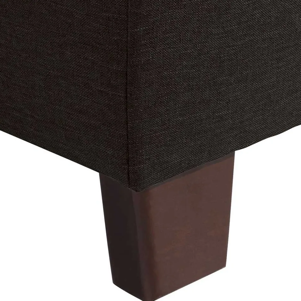 90x43x60 Hocker in Dunkelbraun - Acristodat