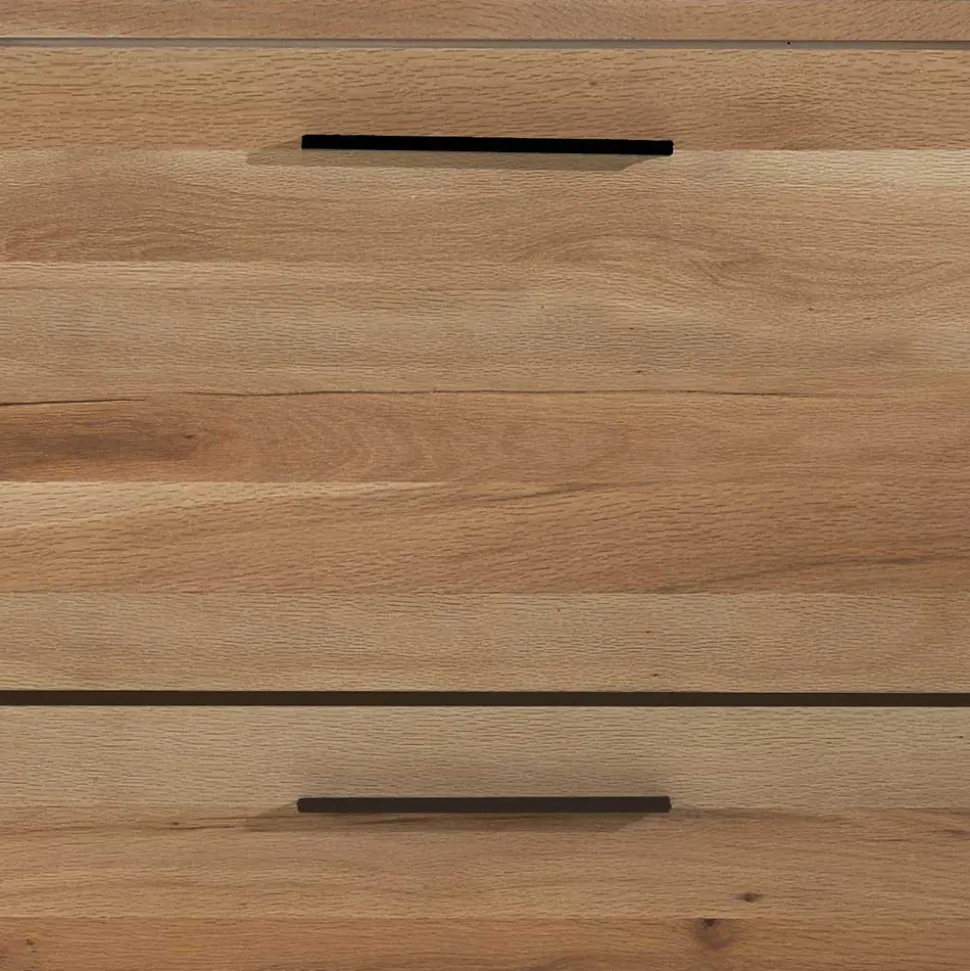 83x124x28 Holz Schuhschrank aus Balkeneiche - Alsbetas