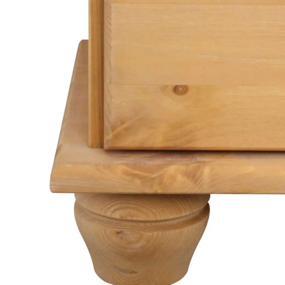 82x78x30 Holzkommode mit fünf Schubladen - Lugsca