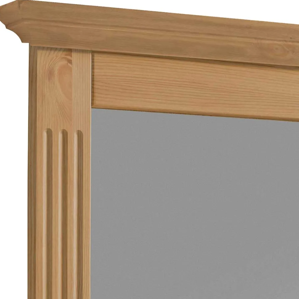 79x101x6 Holzspiegel in Kiefer Laugefarben - Cabressan