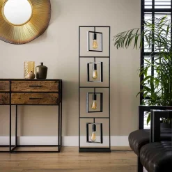 35x140x22 Industrial Stehleuchte 4-flammig - Geeta