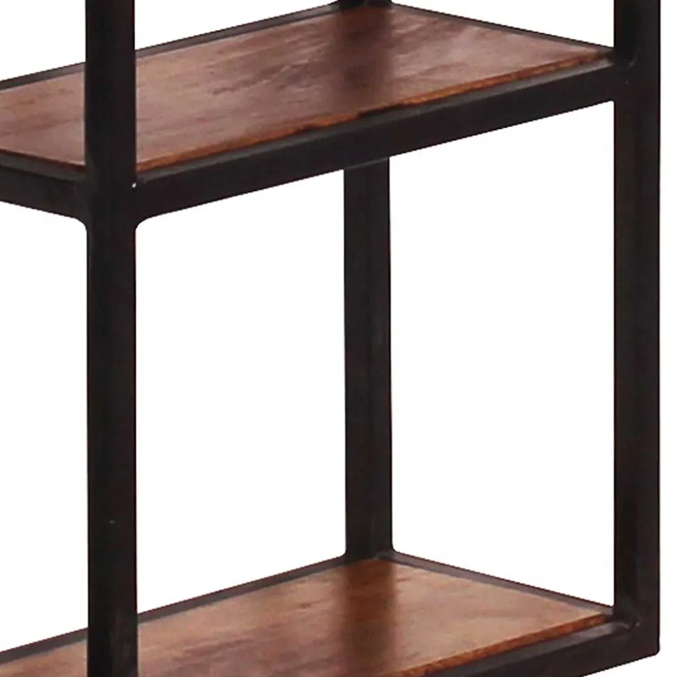 40x60x13 Industrial Wandregal mit 5 Fächern - Mendoza