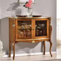 108x100x40 Italienische Vitrine 2-türig - Carlenna I